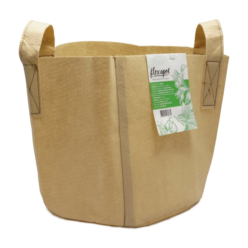 Flexapot Beige 7Gal 26.6L Stofftopf